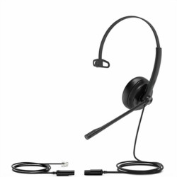 Auricolari con Microfono Yealink YHS34LITEMONO Nero