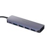 Hub USB Unitek P5+ Grigio
