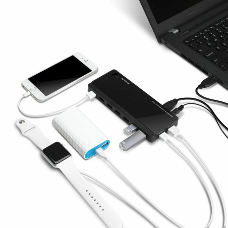 Hub USB TP-Link UH720 Nero