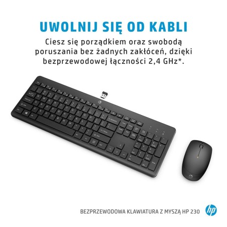 Tastiera e Mouse HP 18H24AA Nero