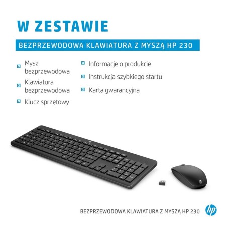 Tastiera e Mouse HP 18H24AA Nero