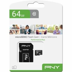 Scheda Micro SD PNY P-SDU64G10PPL-GE Performance Plus C10 64 GB