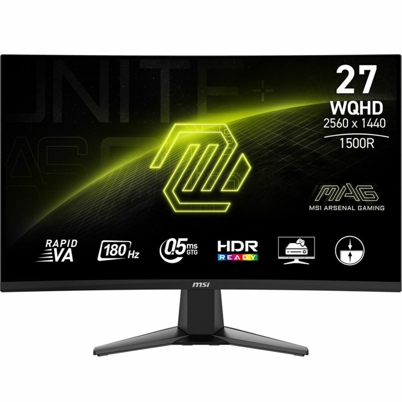 Monitor Gaming MSI MAG 27CQ6F Quad HD 27" 180 Hz Monitor Gaming MSI MAG 27CQ6F Quad HD 27" 180 Hz