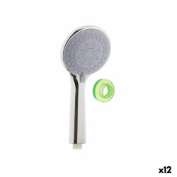 Soffione Berilo 175 Argentato Metallo Plastica 10,5 x 24 x 5 cm (12 Unità)