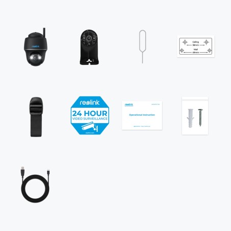 Fotocamera IP Reolink ARGUS PT 5MP TYP-C czarna