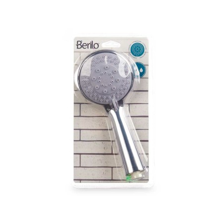 Soffione Berilo 175 Argentato Metallo Plastica 10,5 x 24 x 5 cm (12 Unità)