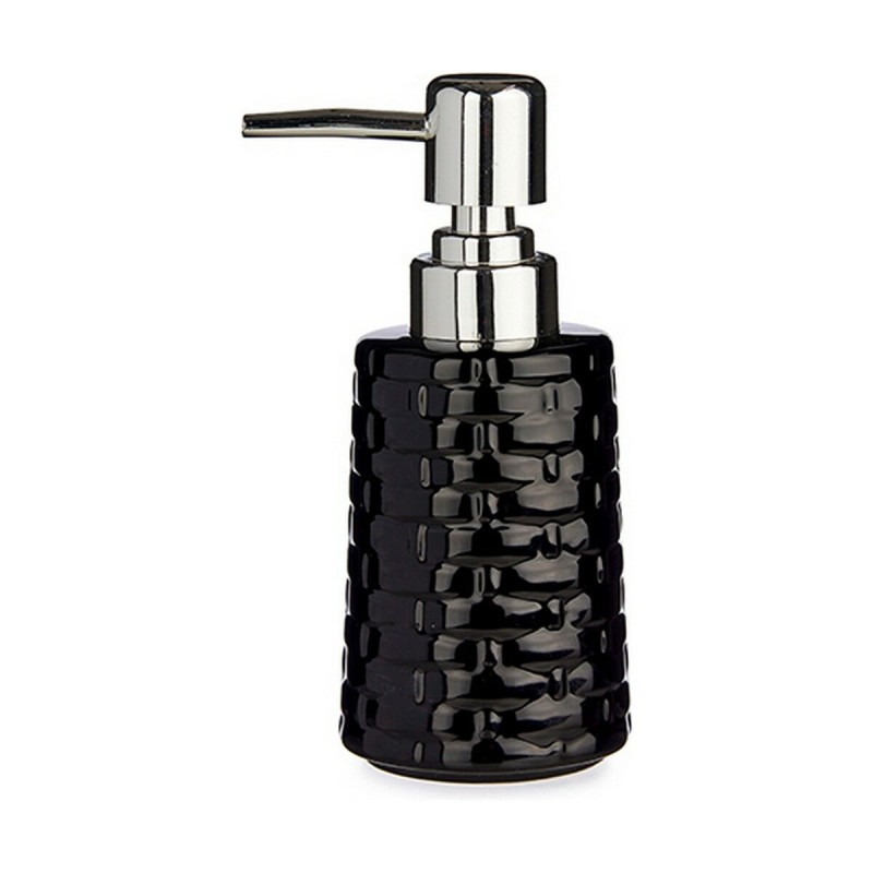 Dispenser di Sapone Ceramica 150 ml Argentato Metallo Dispenser di Sapone Ceramica 150 ml Argentato Metallo