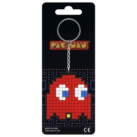 Portachiavi Pac-Man BLINKY 6 cm Rosso