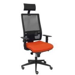 Sedia Ufficio con Poggiatesta Horna Piqueras y Crespo BALI305 Arancione scuro