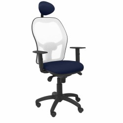 Sedia Ufficio con Poggiatesta Jorquera  Piqueras y Crespo ALI200C Azzurro Blu Marino