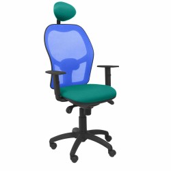Sedia Ufficio con Poggiatesta Jorquera  Piqueras y Crespo BALI39C Turchese