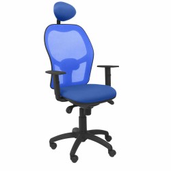Sedia Ufficio con Poggiatesta Jorquera  Piqueras y Crespo ALI229C Azzurro