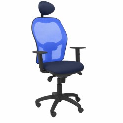Sedia Ufficio con Poggiatesta Jorquera  Piqueras y Crespo ALI200C Azzurro Blu Marino