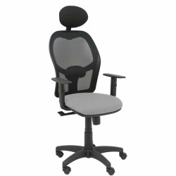 Sedia Ufficio con Poggiatesta Alocén Piqueras y Crespo B10CRNC Grigio chiaro