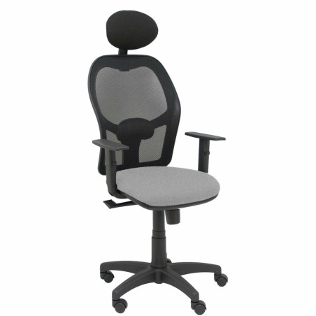 Sedia Ufficio con Poggiatesta Alocén Piqueras y Crespo B10CRNC Grigio chiaro
