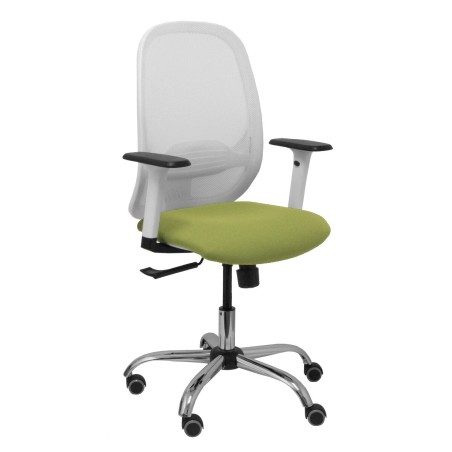 Sedia da Ufficio Piqueras y Crespo 354CRRP Bianco Verde Oliva