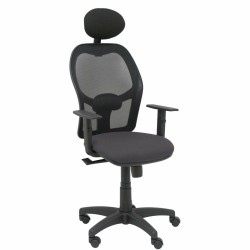 Sedia Ufficio con Poggiatesta Piqueras y Crespo B10CRNC Grigio scuro