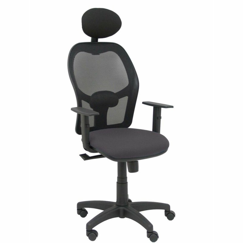 Sedia Ufficio con Poggiatesta Piqueras y Crespo B10CRNC Grigio scuro Sedia Ufficio con Poggiatesta Piqueras y Crespo B10CRNC Grigio scuro