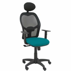Sedia Ufficio con Poggiatesta Piqueras y Crespo B10CRNC Azzurro Verde petrolio