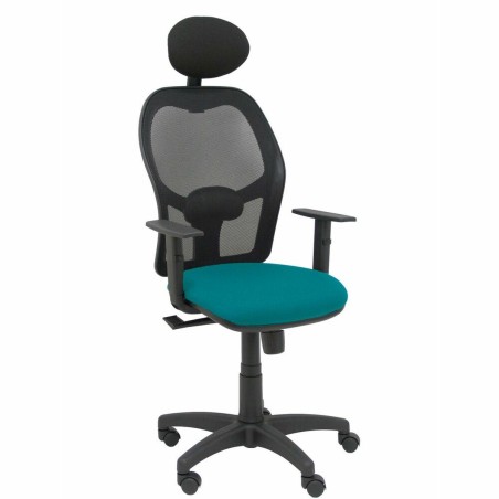 Sedia Ufficio con Poggiatesta Piqueras y Crespo B10CRNC Azzurro Verde petrolio