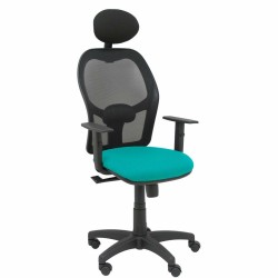 Sedia Ufficio con Poggiatesta Piqueras y Crespo B10CRNC Turchese Verde Turchese