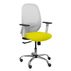 Sedia da Ufficio Piqueras y Crespo 354CRRP Giallo Bianco