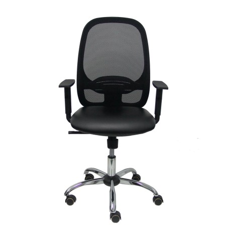 Sedia da Ufficio Piqueras y Crespo 10CCRRN Nero Con braccioli
