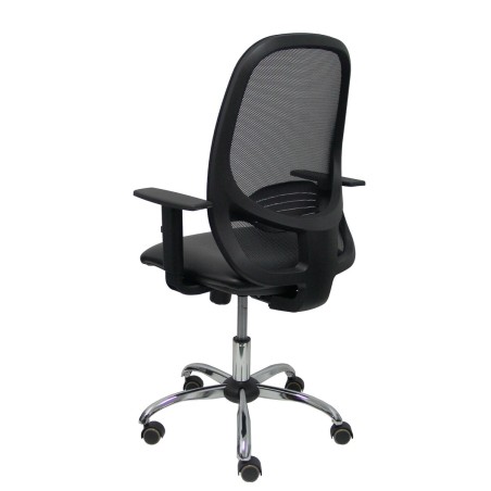Sedia da Ufficio Piqueras y Crespo 10CCRRN Nero Con braccioli