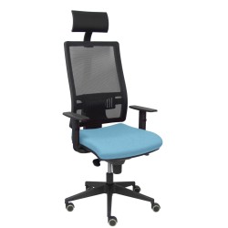 Sedia Ufficio con Poggiatesta Horna Piqueras y Crespo SBALI13 Blu cielo