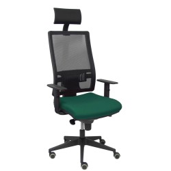 Sedia Ufficio con Poggiatesta Horna Piqueras y Crespo BALI426 Verde scuro