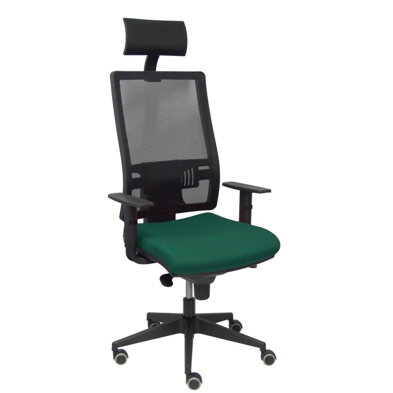 Sedia Ufficio con Poggiatesta Horna Piqueras y Crespo BALI426 Verde scuro Sedia Ufficio con Poggiatesta Horna Piqueras y Crespo BALI426 Verde scuro