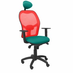 Sedia Ufficio con Poggiatesta Jorquera Piqueras y Crespo BALI39C Turchese