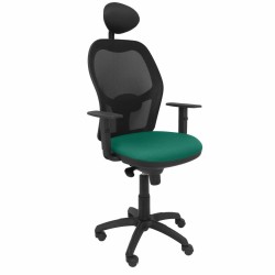 Sedia Ufficio con Poggiatesta Jorquera Piqueras y Crespo ALI456C Verde Smeraldo