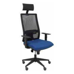 Sedia Ufficio con Poggiatesta Horna  Piqueras y Crespo BALI200 Blu Marino