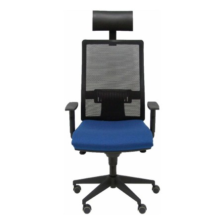 Sedia Ufficio con Poggiatesta Horna  Piqueras y Crespo BALI200 Blu Marino