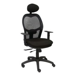 Sedia Ufficio con Poggiatesta Jorquera  Piqueras y Crespo I840CTK Nero