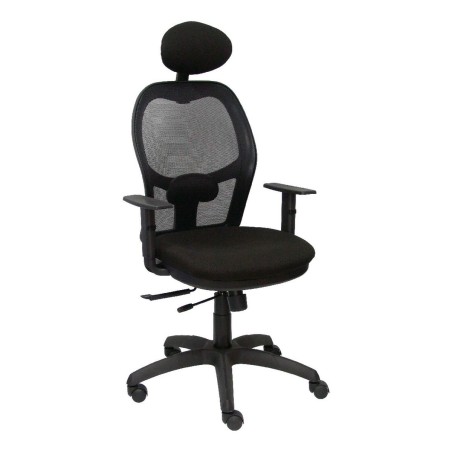 Sedia Ufficio con Poggiatesta Jorquera  Piqueras y Crespo I840CTK Nero