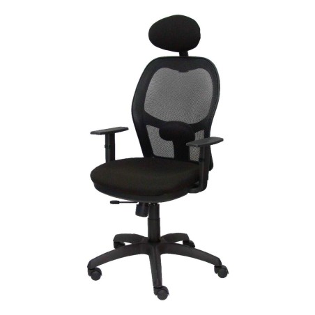 Sedia Ufficio con Poggiatesta Jorquera  Piqueras y Crespo I840CTK Nero