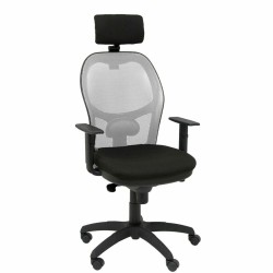 Sedia Ufficio con Poggiatesta Piqueras y Crespo 10CRNCR Nero Grigio