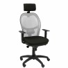 Sedia Ufficio con Poggiatesta Piqueras y Crespo 10CRNCR Nero Grigio