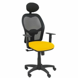 Sedia Ufficio con Poggiatesta Piqueras y Crespo B10CRNC Giallo