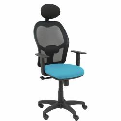 Sedia Ufficio con Poggiatesta Piqueras y Crespo B10CRNC Blu cielo