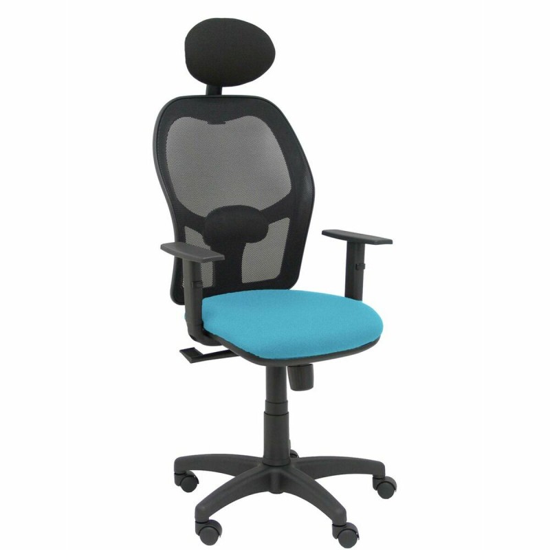 Sedia Ufficio con Poggiatesta Piqueras y Crespo B10CRNC Blu cielo