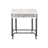Set di 2 tavoli DKD Home Decor Bianco Nero 51 x 43 x 49 cm