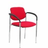 Sedia per Reception Villalgordo Piqueras y Crespo LI350CB Rosso