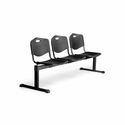 Panca Sala d'Attesa Pozohondo Piqueras y Crespo B3PINE Nero