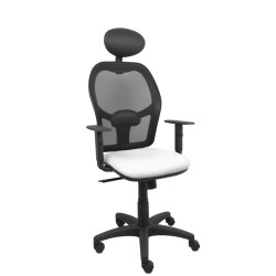 Sedia Ufficio con Poggiatesta Piqueras y Crespo B10CRNC Bianco