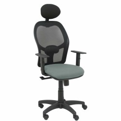 Sedia Ufficio con Poggiatesta Piqueras y Crespo B10CRNC Grigio