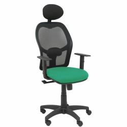 Sedia Ufficio con Poggiatesta Piqueras y Crespo B10CRNC Verde Smeraldo