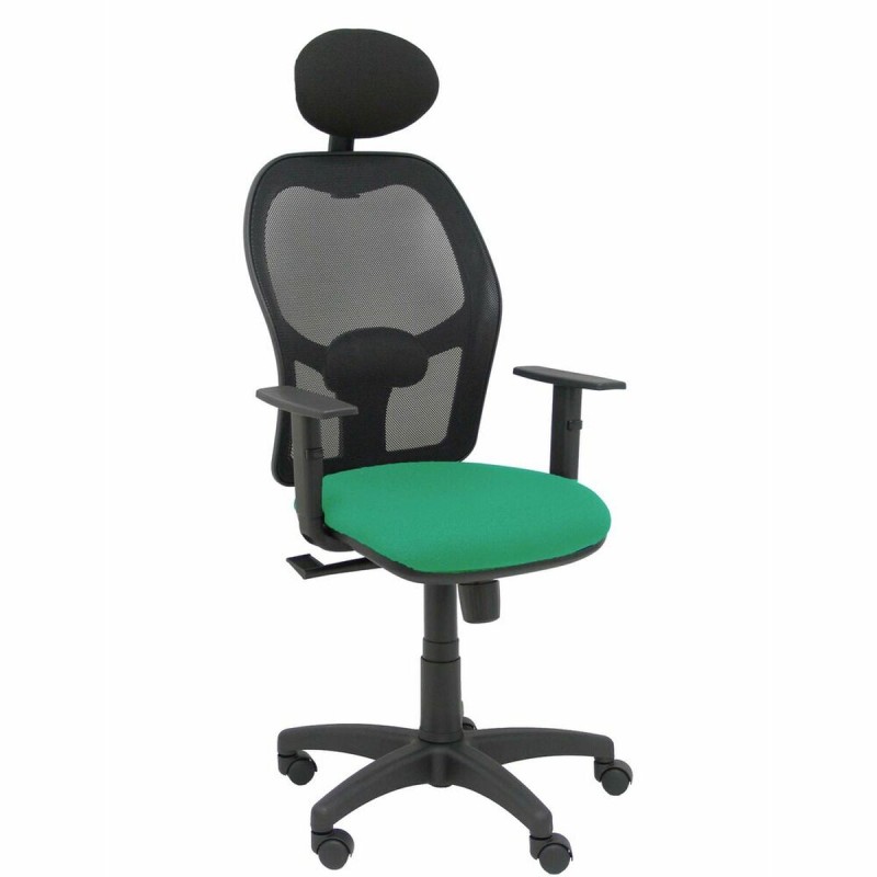 Sedia Ufficio con Poggiatesta Piqueras y Crespo B10CRNC Verde Smeraldo
